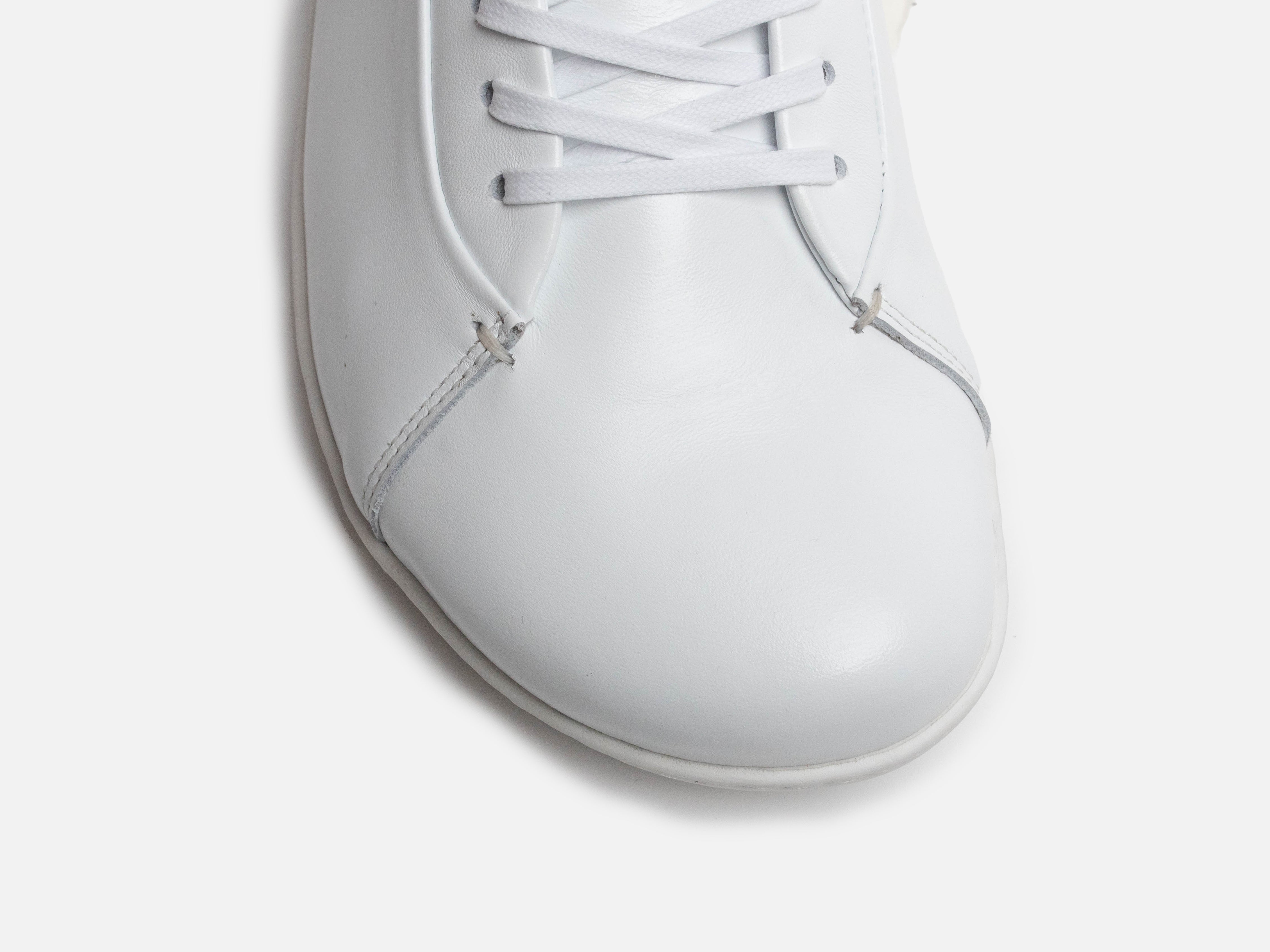 Rose Anvil X GORAL SMUGS Barefoot Low Top White Calfskin Leather Sneaker PRE-ORDER - GORAL 