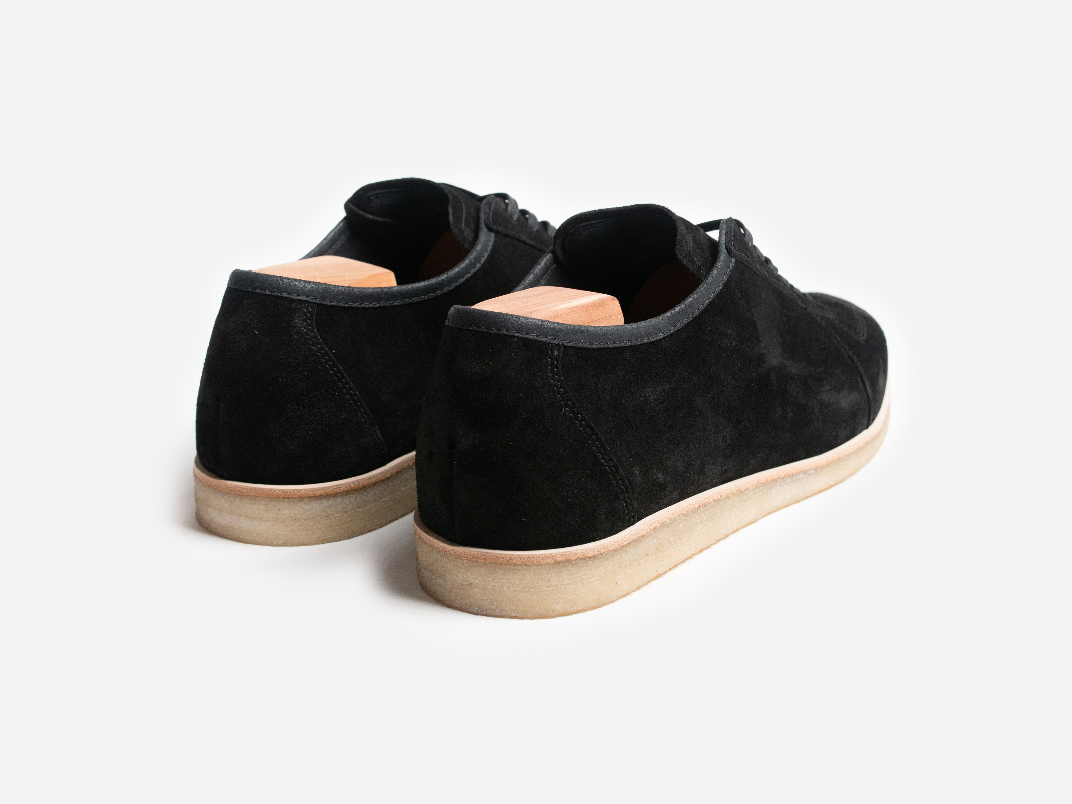 The Roma Crepe - Opera Go Rain Black Leather Low Top GAT Sneaker - GORAL 