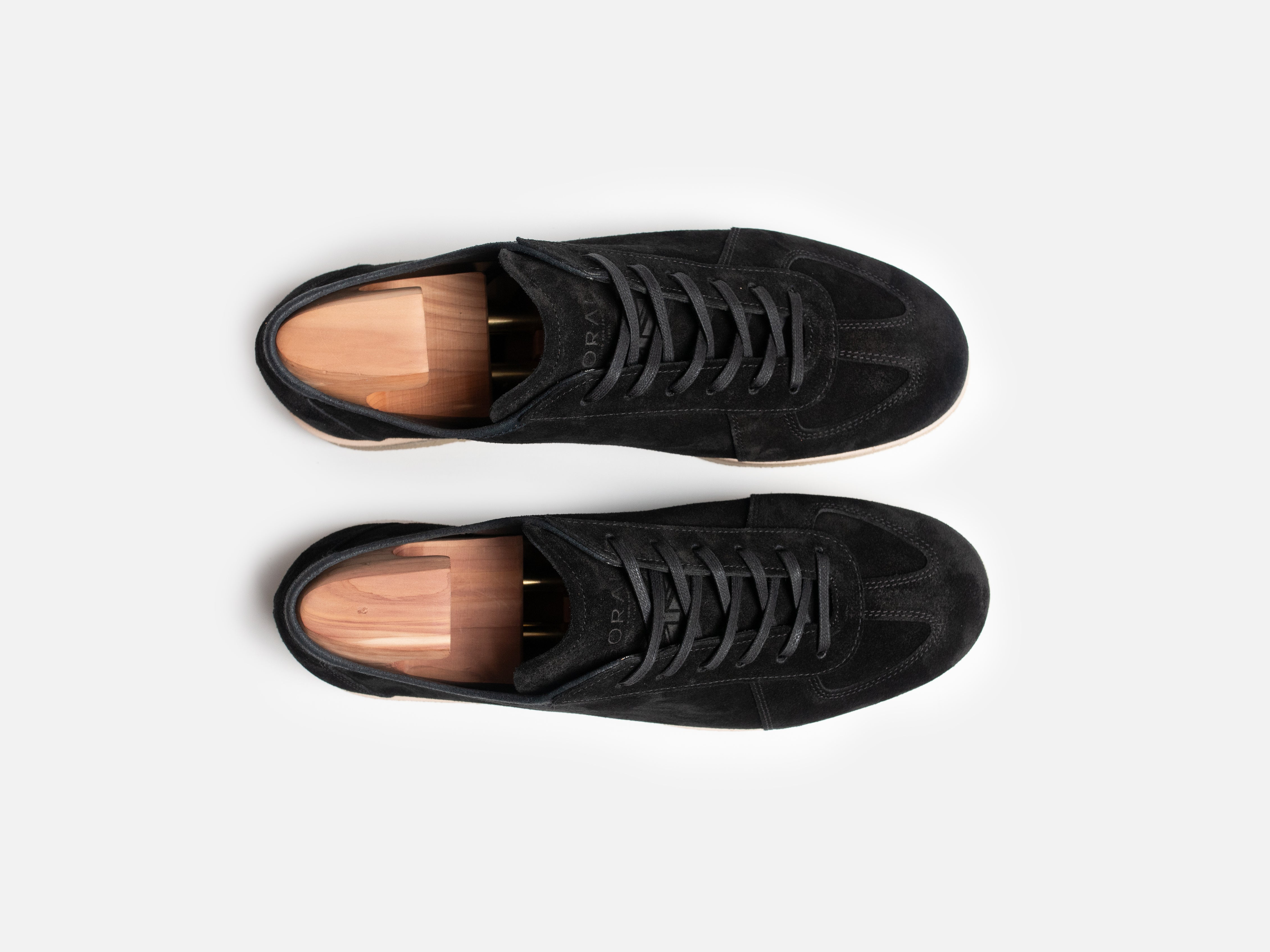 The Roma Crepe - Opera Go Rain Black Leather Low Top GAT Sneaker - GORAL 