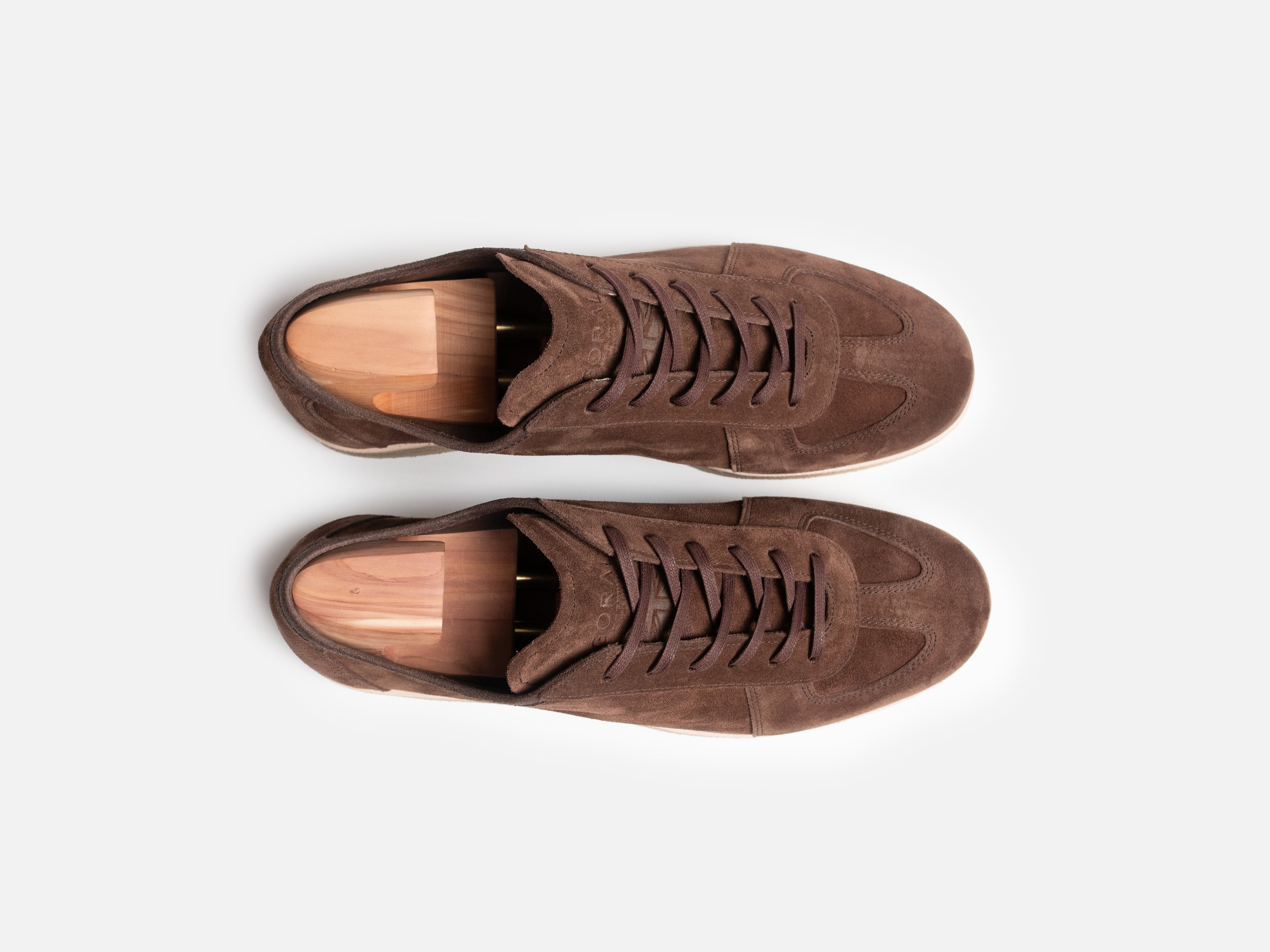 The Roma Crepe - Opera Go Rain Chestnut Leather Low Top GAT Sneaker - GORAL 