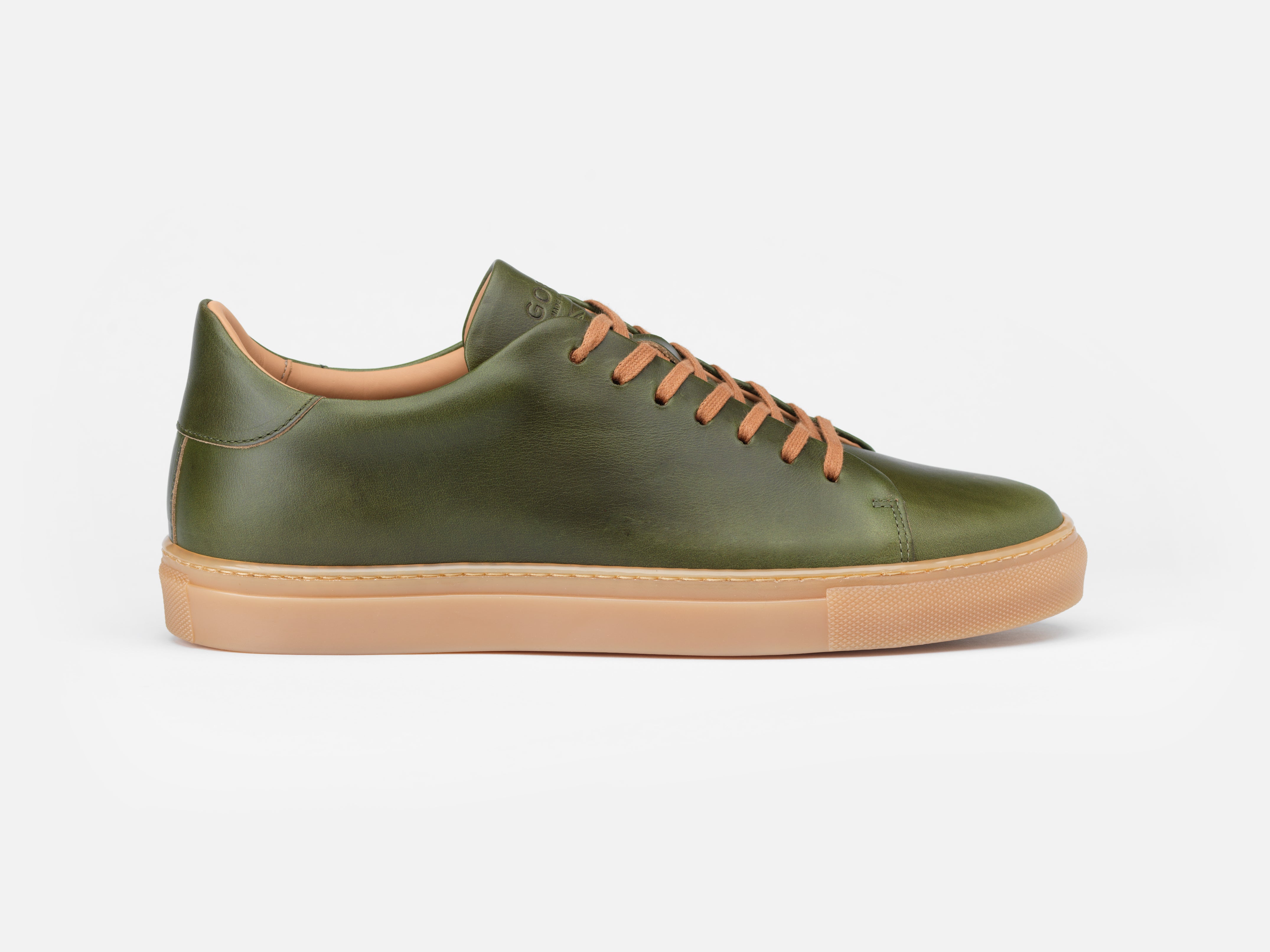 The Mellor II Sneaker - Horween Forest Green Leather - GORAL 