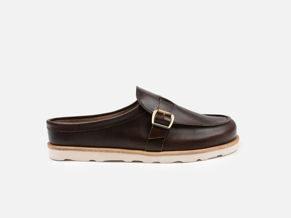 Barefoot Mules - Dark Brown Horween Chromexcel Leather - GORAL 