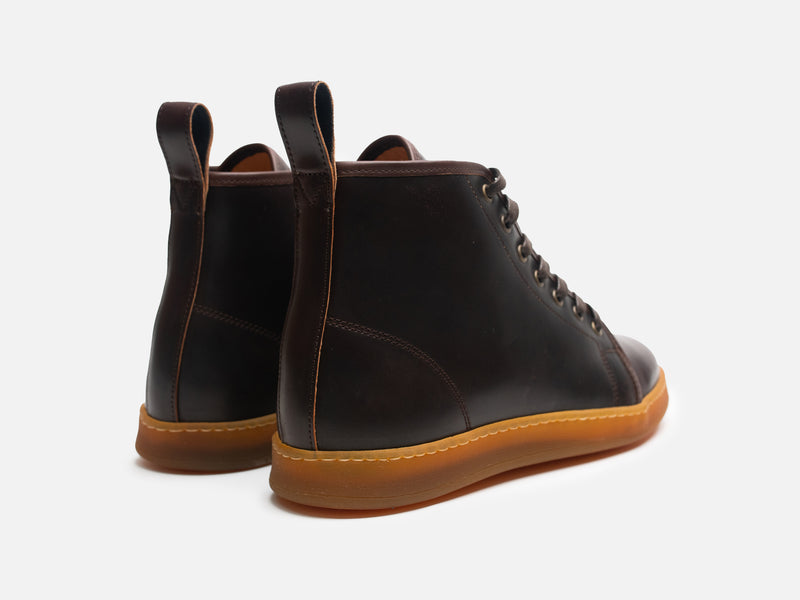 Rose Anvil X GORAL SMUGS High Top Sneaker 2.0 - Shell Cordovan No.8