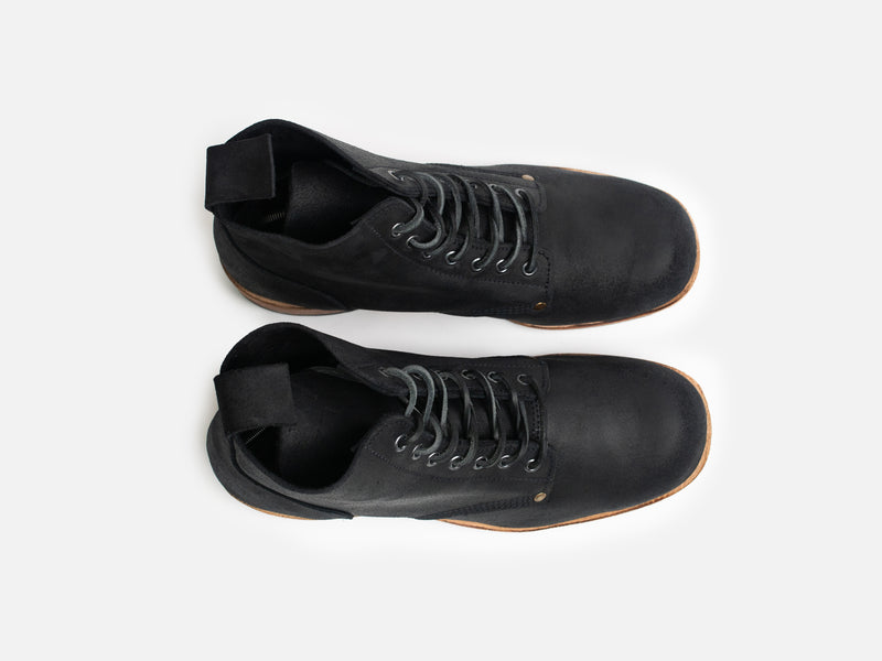 Bradwell WW1 Replica Brass Wire Construction Boot Waxy Commander Black PRE-ORDER