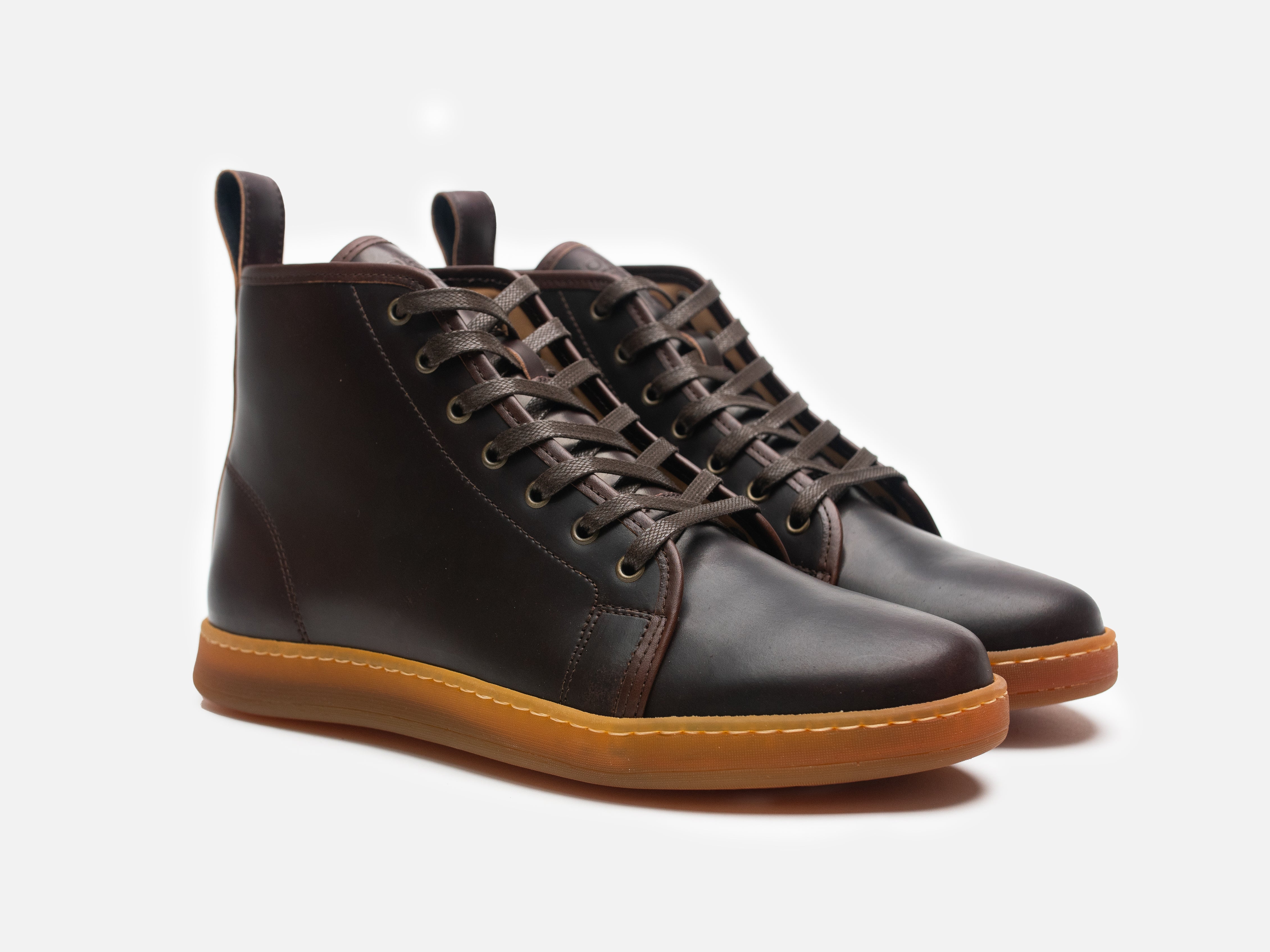 Rose Anvil X GORAL SMUGS High Top Sneaker 2.0 - Shell Cordovan No.8 - GORAL 