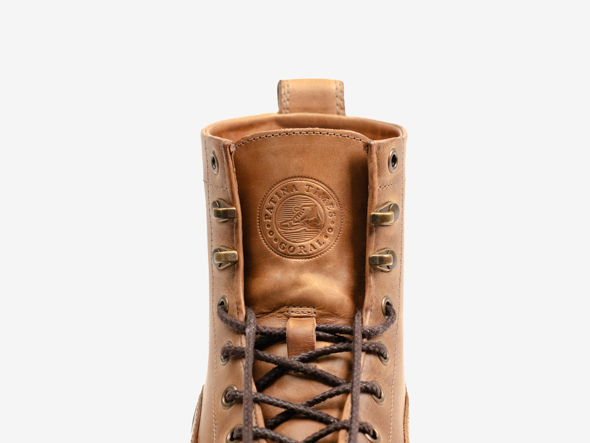 SONORA Boot Patina Times X GORAL - Horween Natural Leather