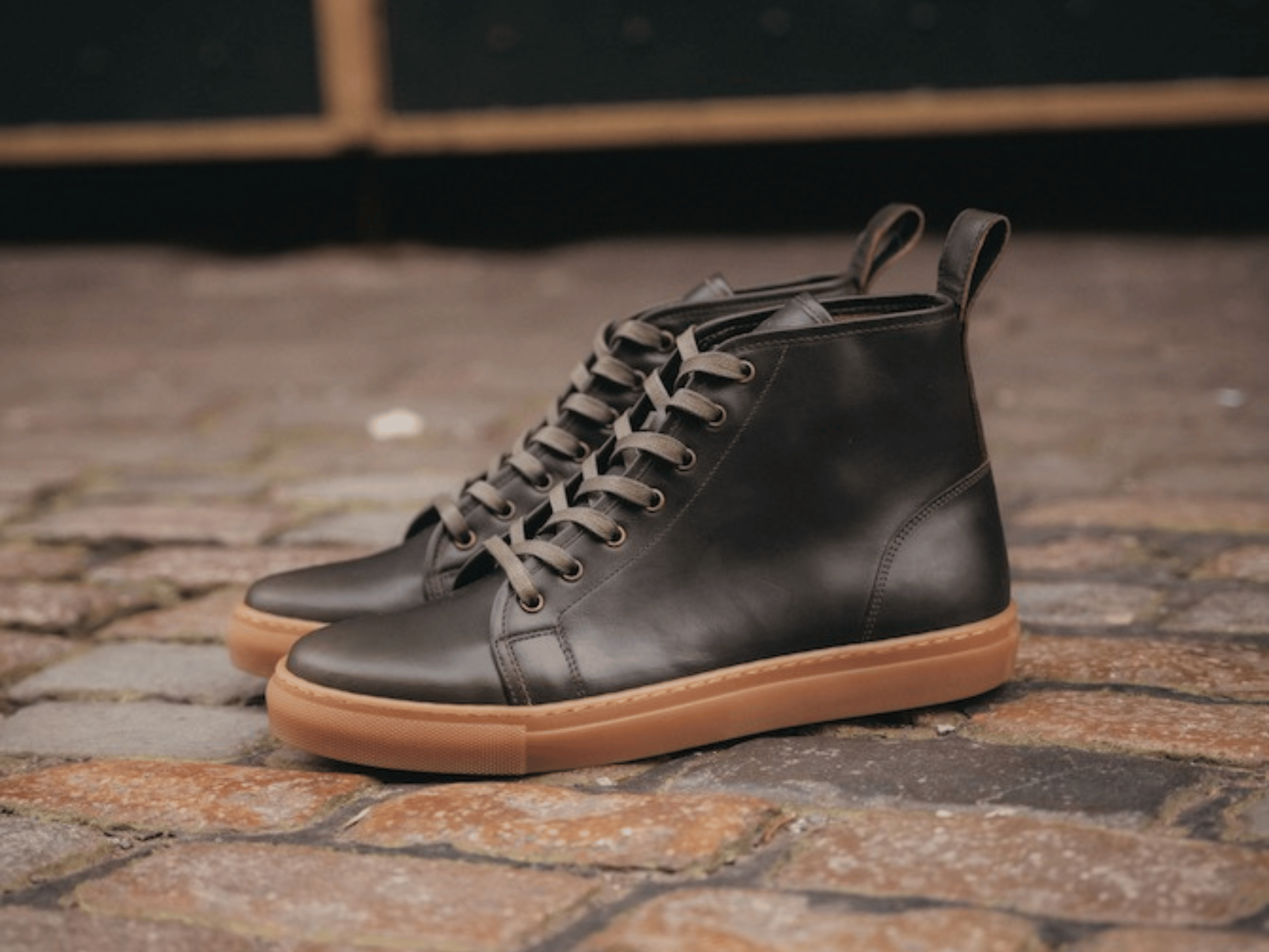 Rose Anvil X GORAL SMUGS High Top Sneaker 2.0 - Horween Forest PRE-ORDER - GORAL 