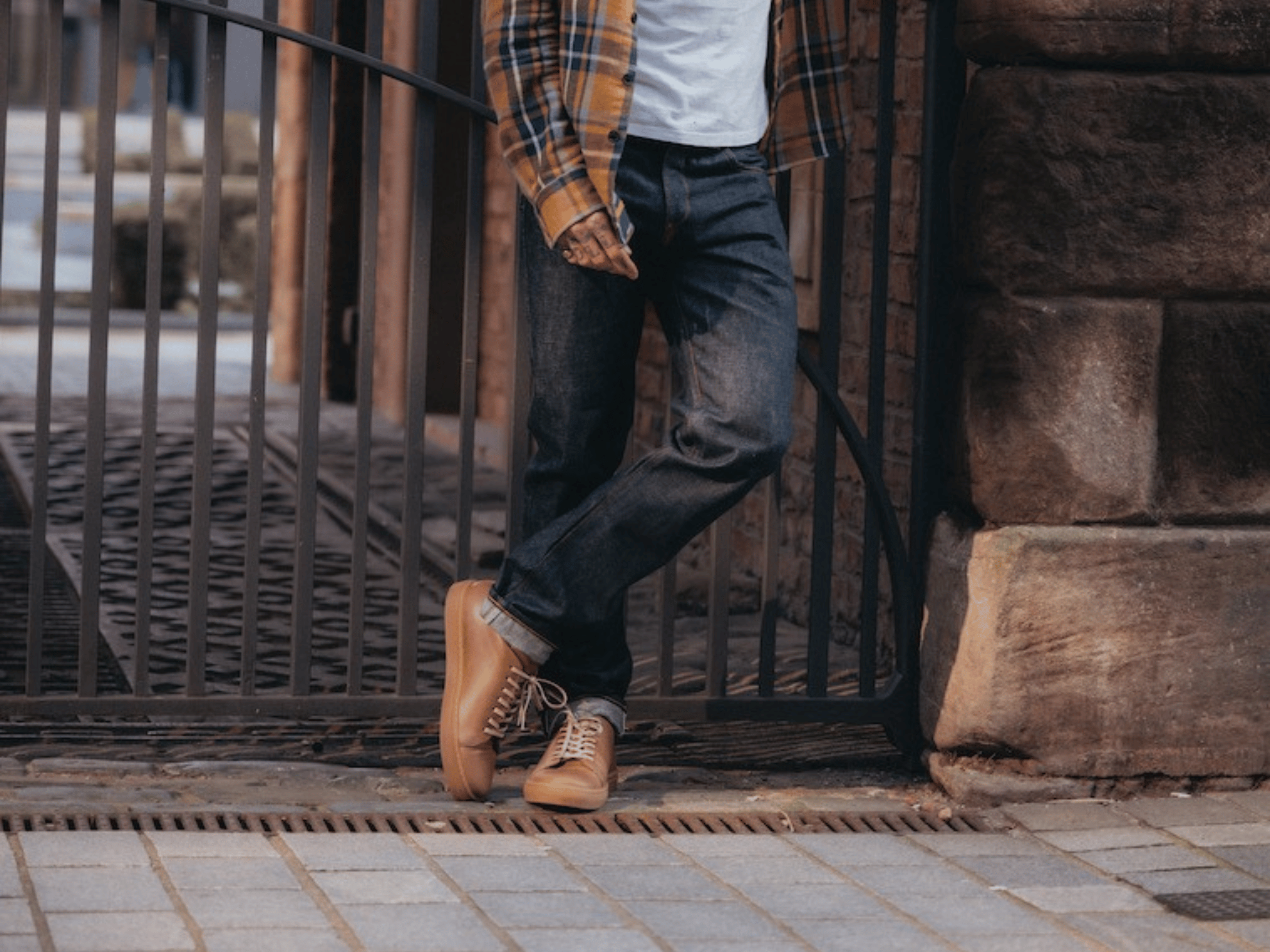 The Mellor II Sneaker - Horween Natural Leather Ready To Ship