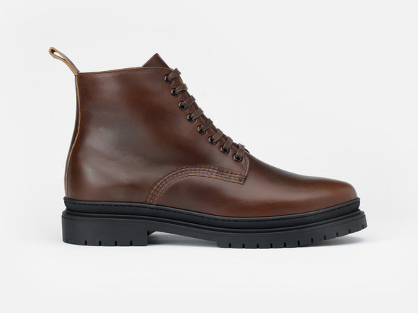 The Sharman Boot - Horween Dark Brown Leather - GORAL 