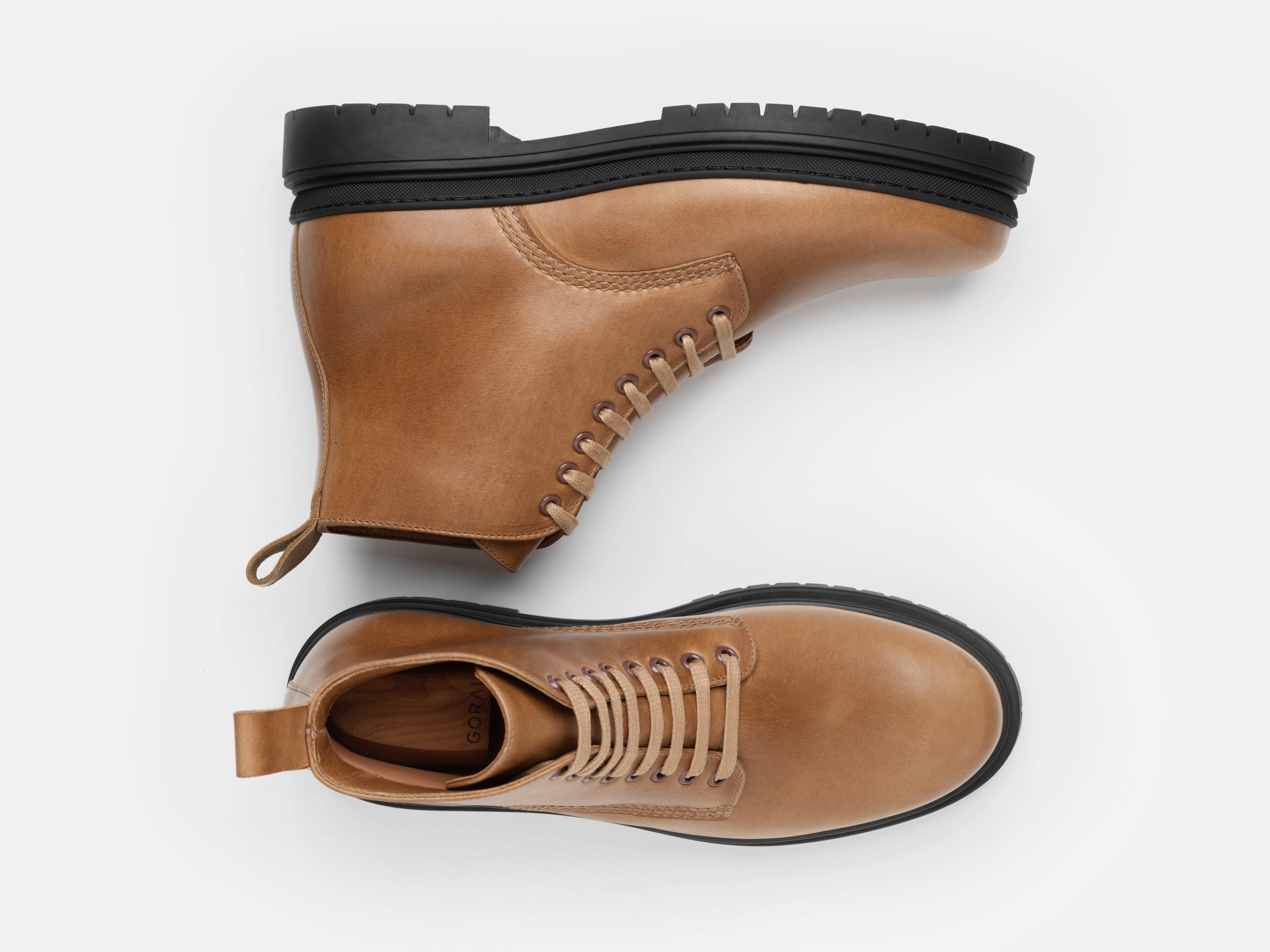 The Sharman Boot - Horween Natural Leather - GORAL 