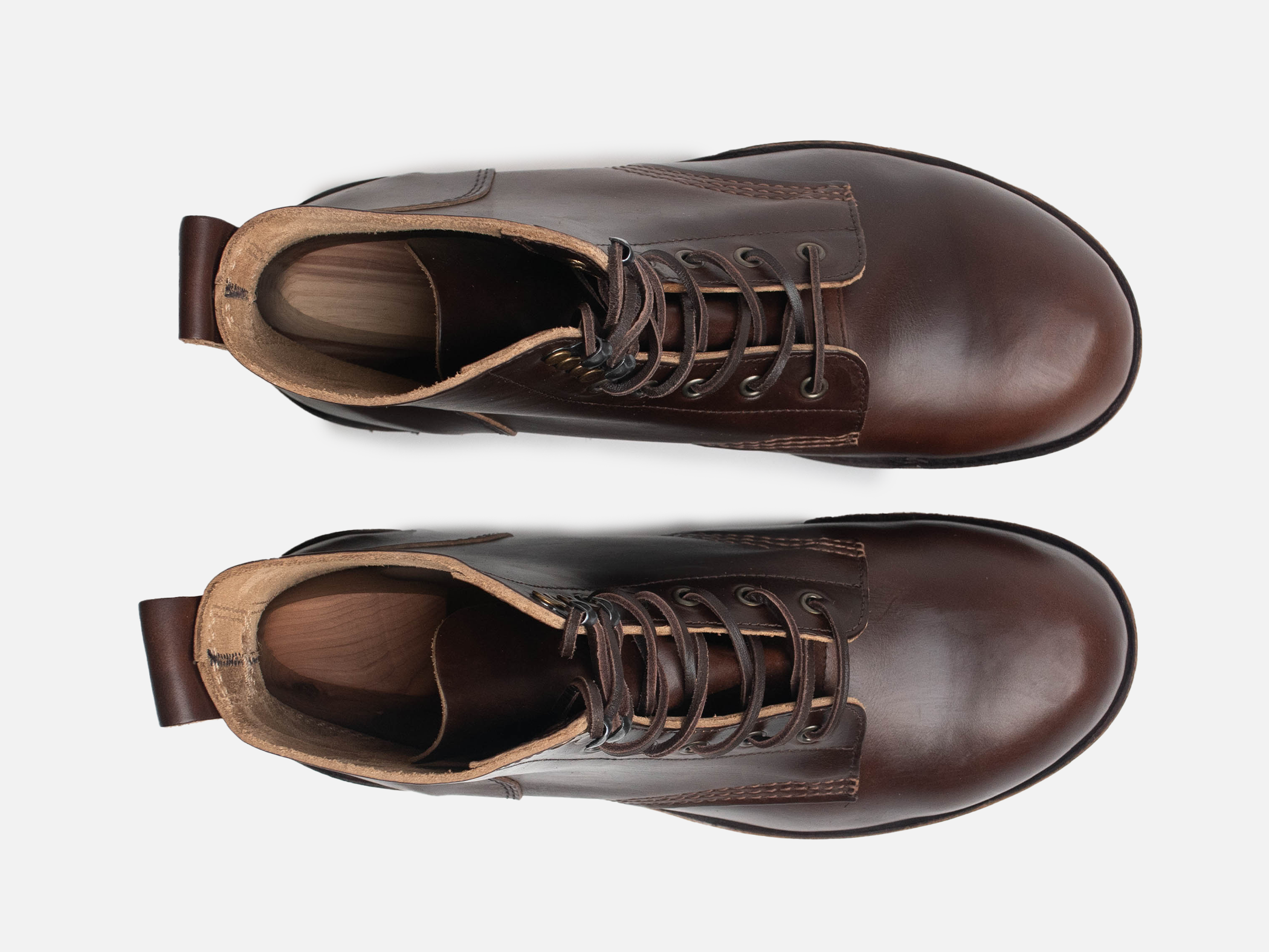 Buxton Brass Wire Construction Boot Horween Chromexcel Dark Brown PRE-ORDER - GORAL 