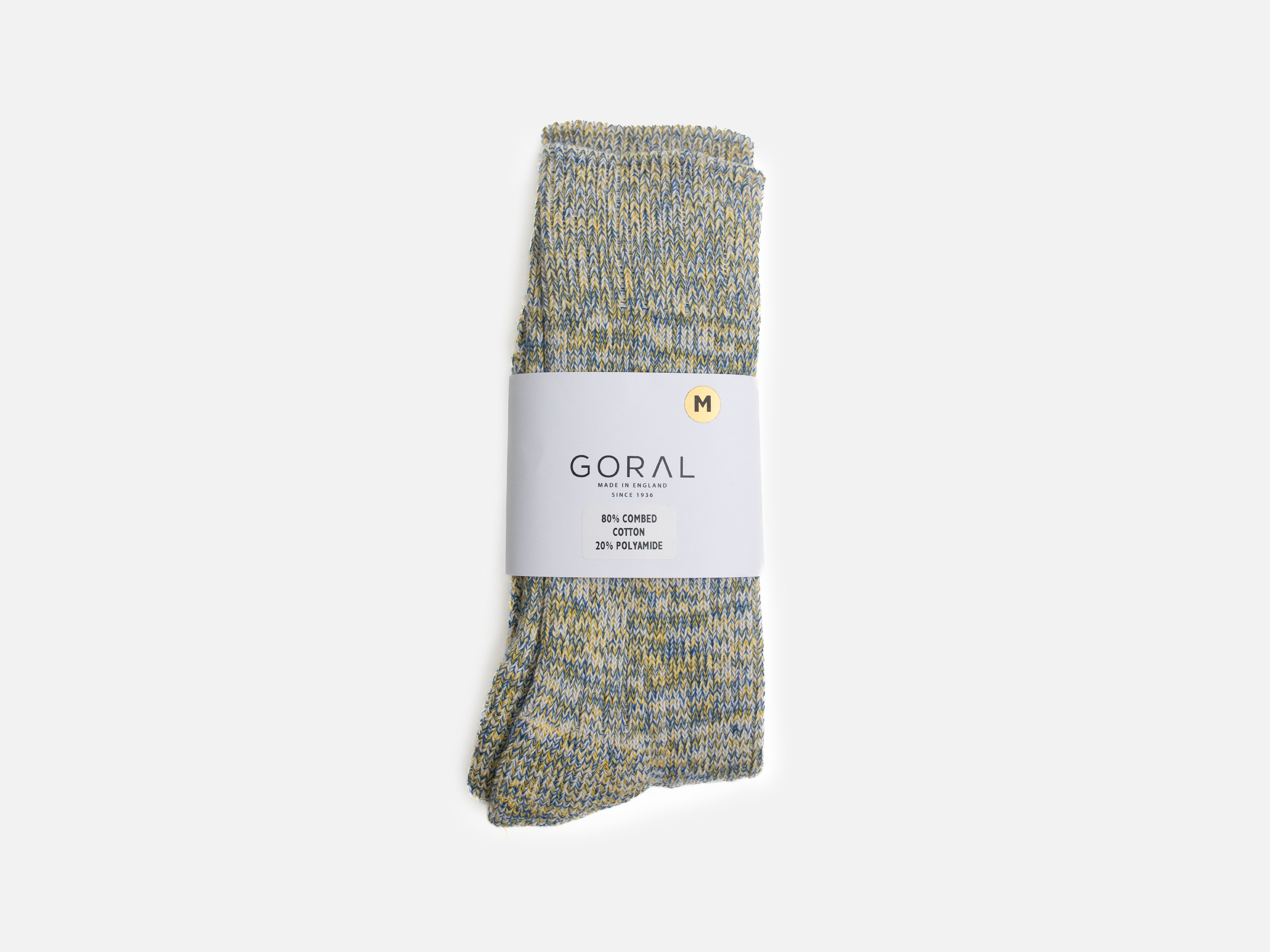 Yellow Fleck Thick Boot Socks