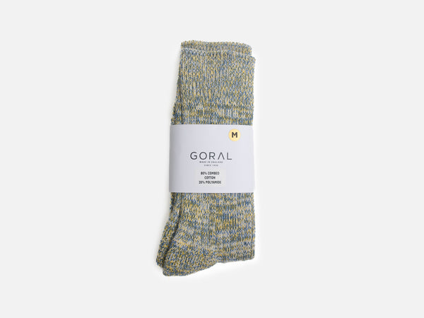 Yellow Fleck Thick Boot Socks
