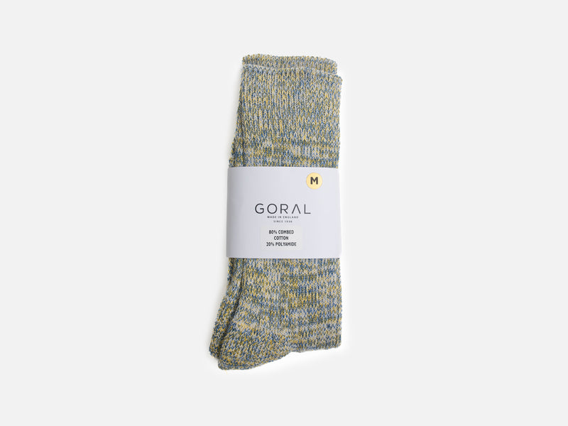 Yellow Fleck Thick Boot Socks