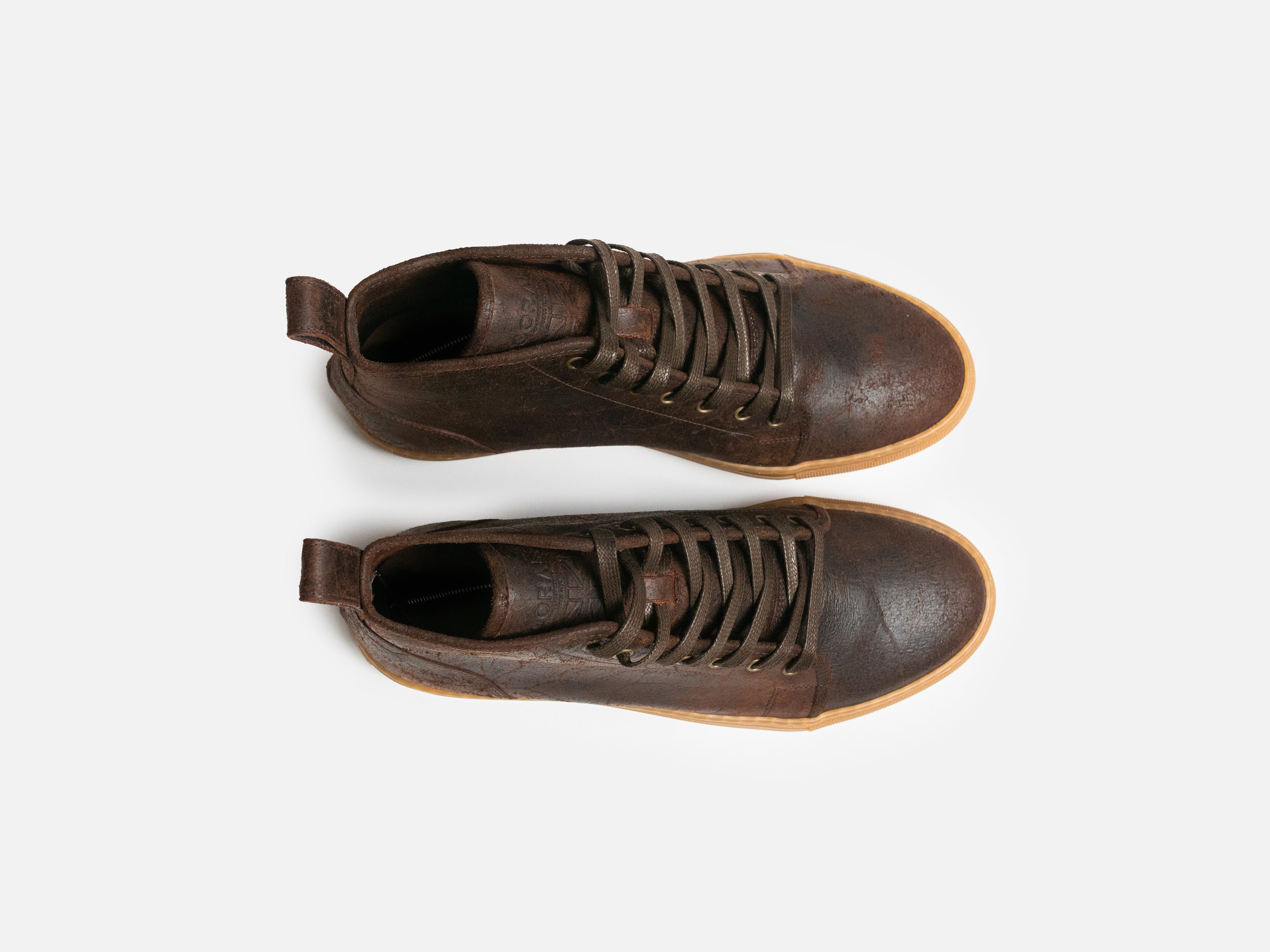 Rose Anvil X GORAL SMUGS High Top Sneaker 2.0 - Charles F Stead Crazy Cow Brown - GORAL 