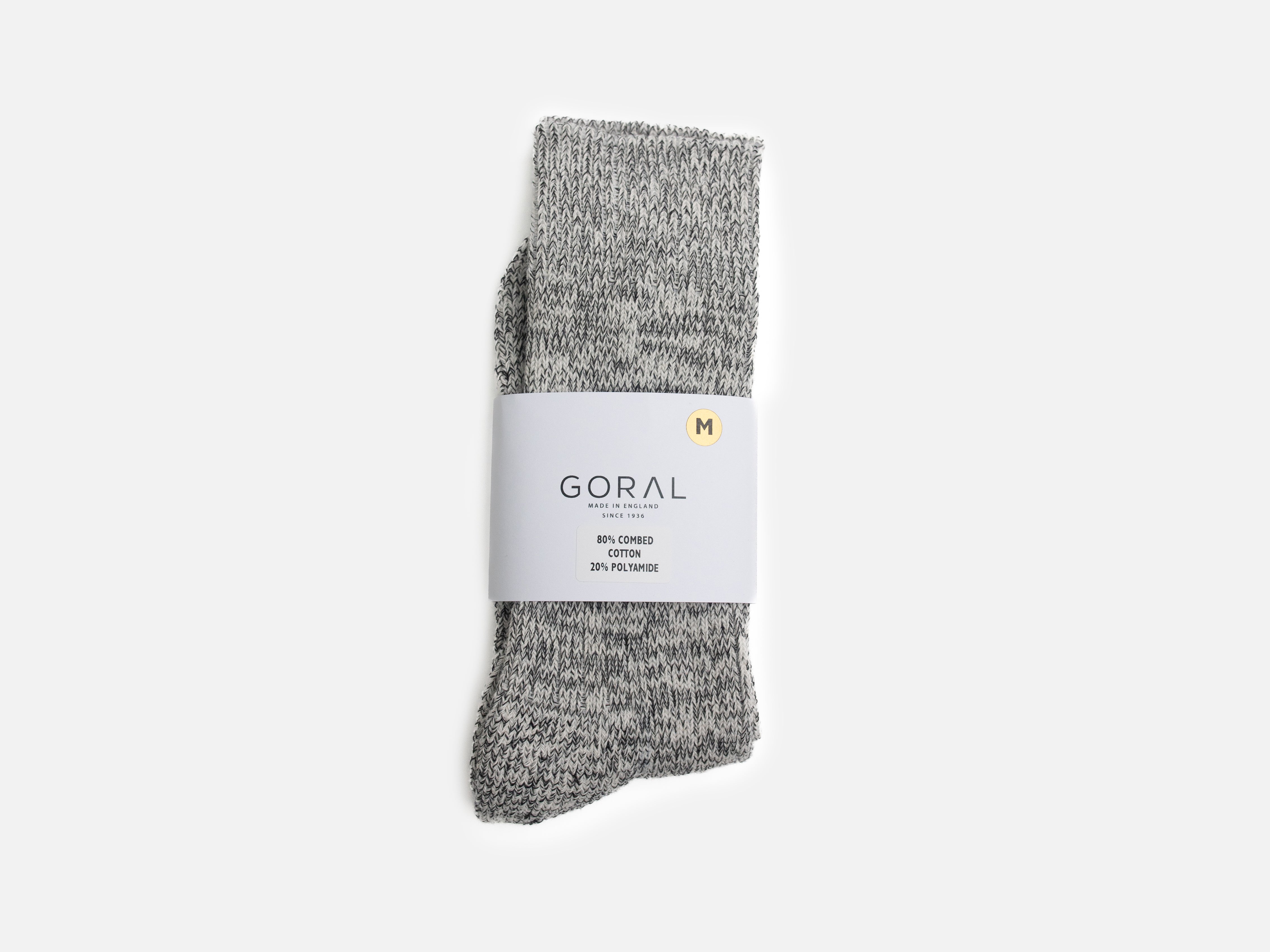 Grey Fleck Thick Boot Socks