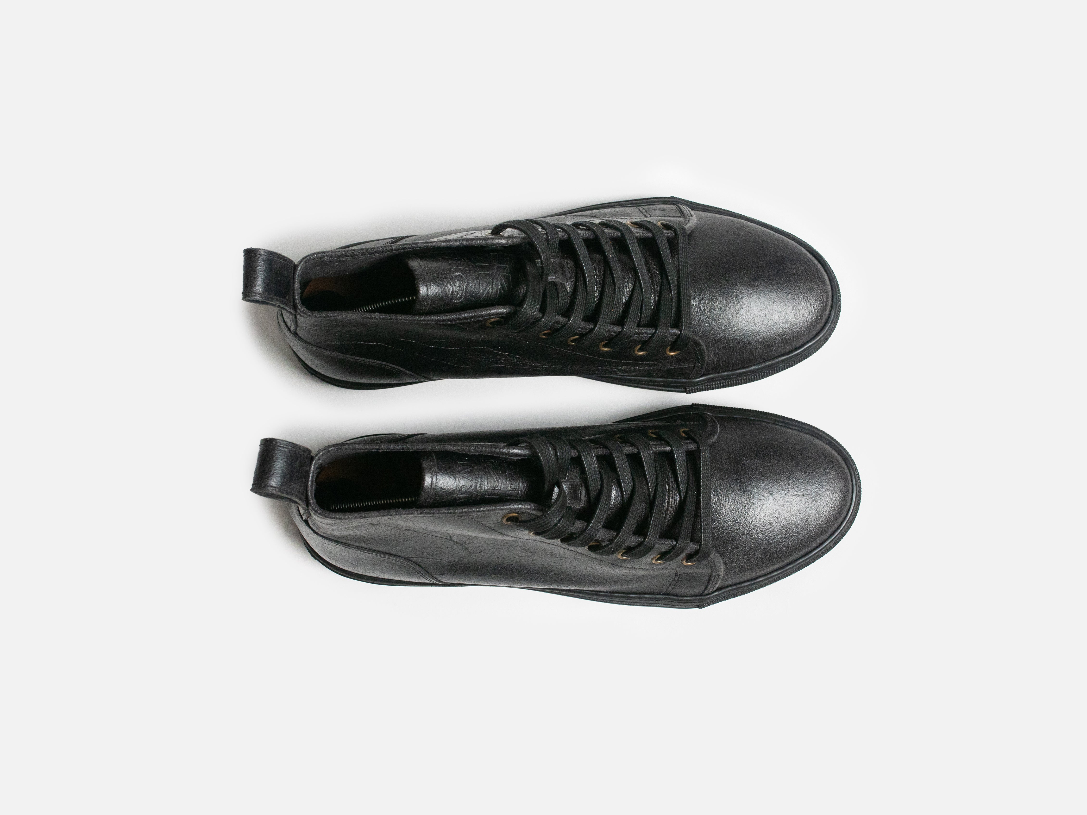 Rose Anvil X GORAL SMUGS High Top Sneaker 2.0 - Charles F Stead Crazy Cow Black - GORAL 