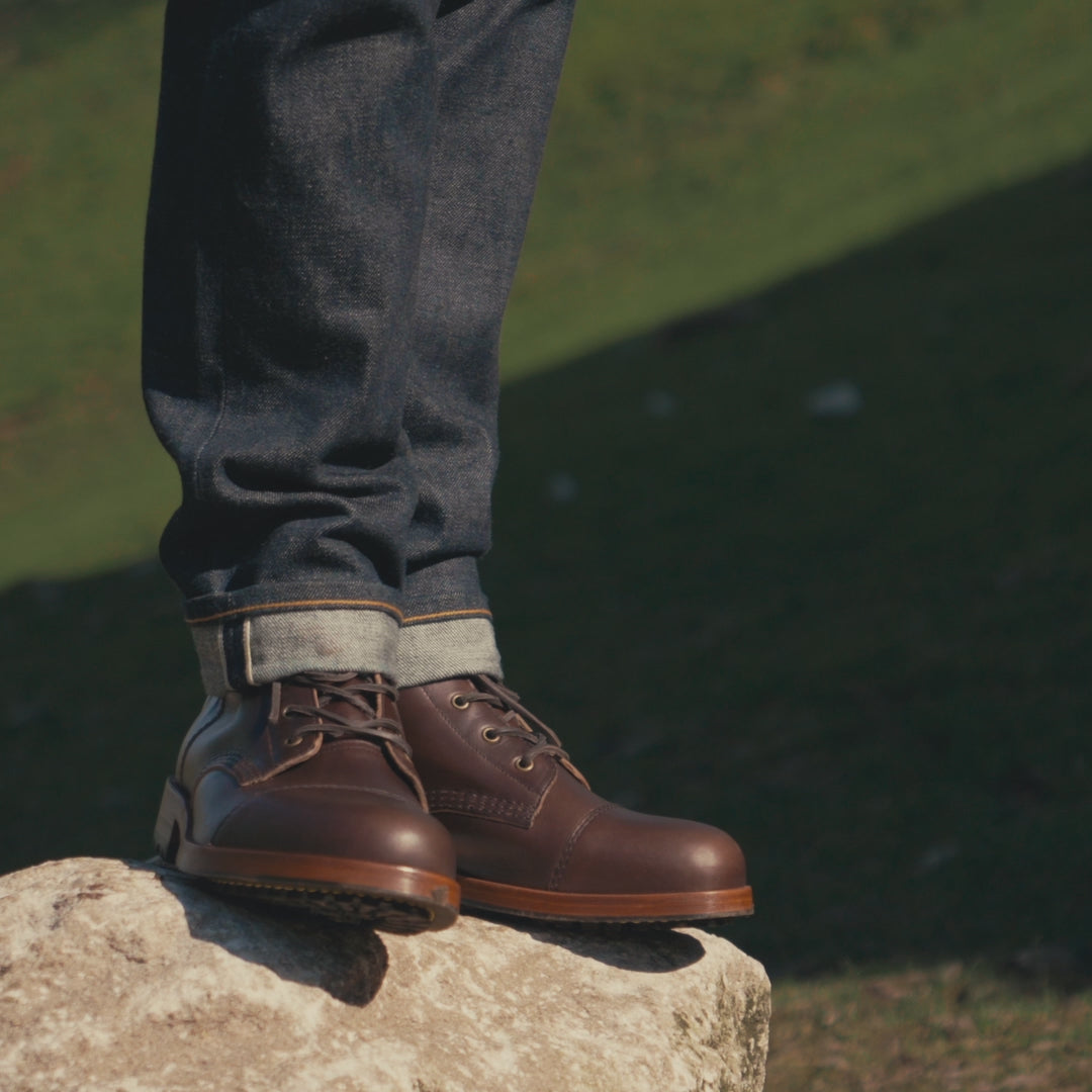 The MATLOCK Service Boot - Horween Dark Brown Leather