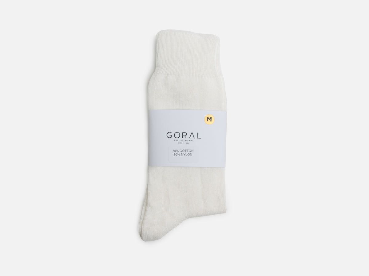 White Thin Boot Socks