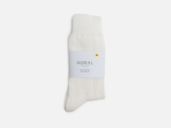 White Fleck Thin Boot Socks