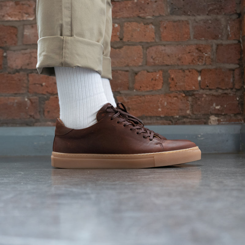 THE MELLOR II - OILED SHOULDER POLO BROWN - GORAL