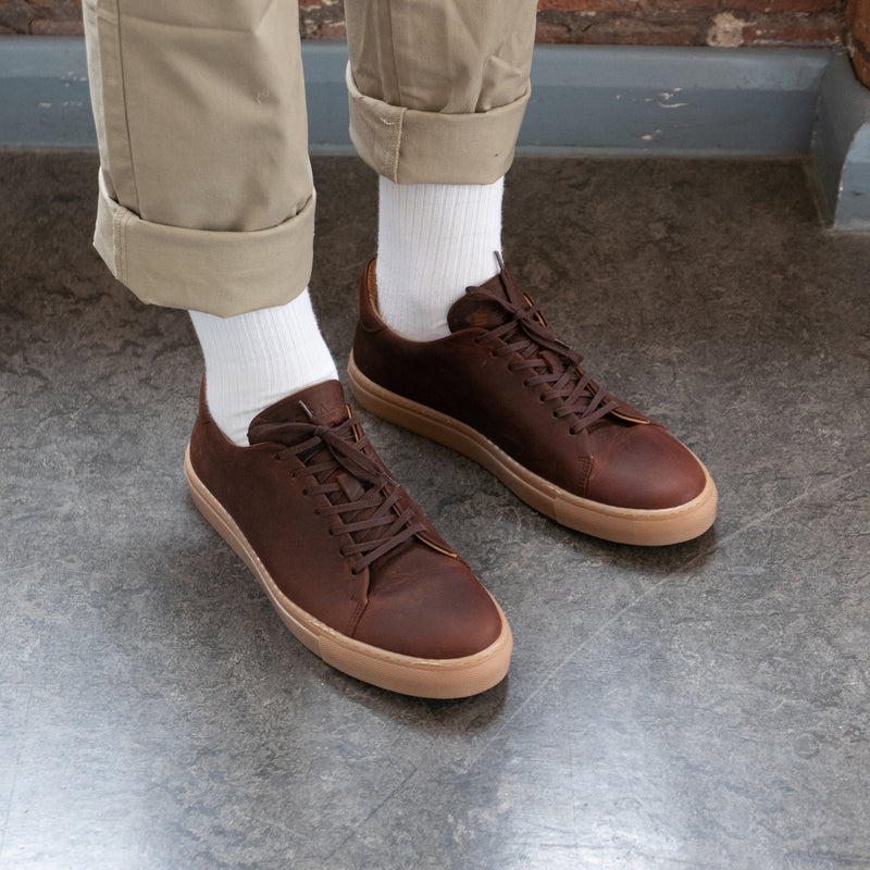 THE MELLOR II - OILED SHOULDER POLO BROWN - GORAL