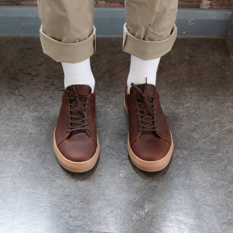 THE MELLOR II - OILED SHOULDER POLO BROWN - GORAL