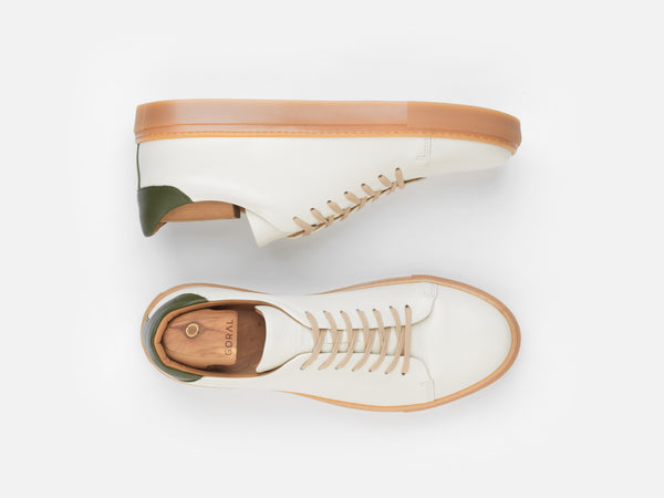 The Mellor II - Off-white/green (womens) - GORAL