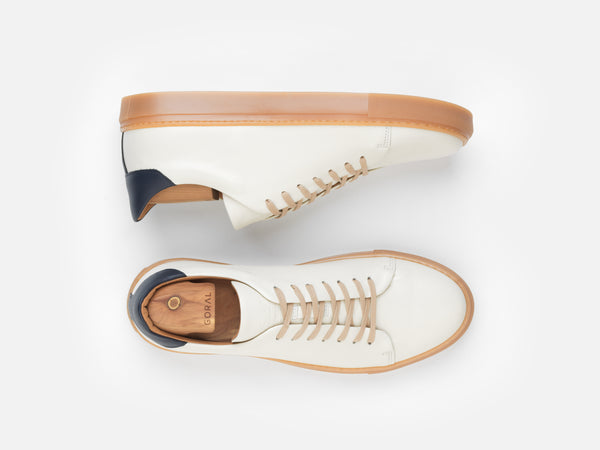 The Mellor II - Off-white/navy (womens) - GORAL