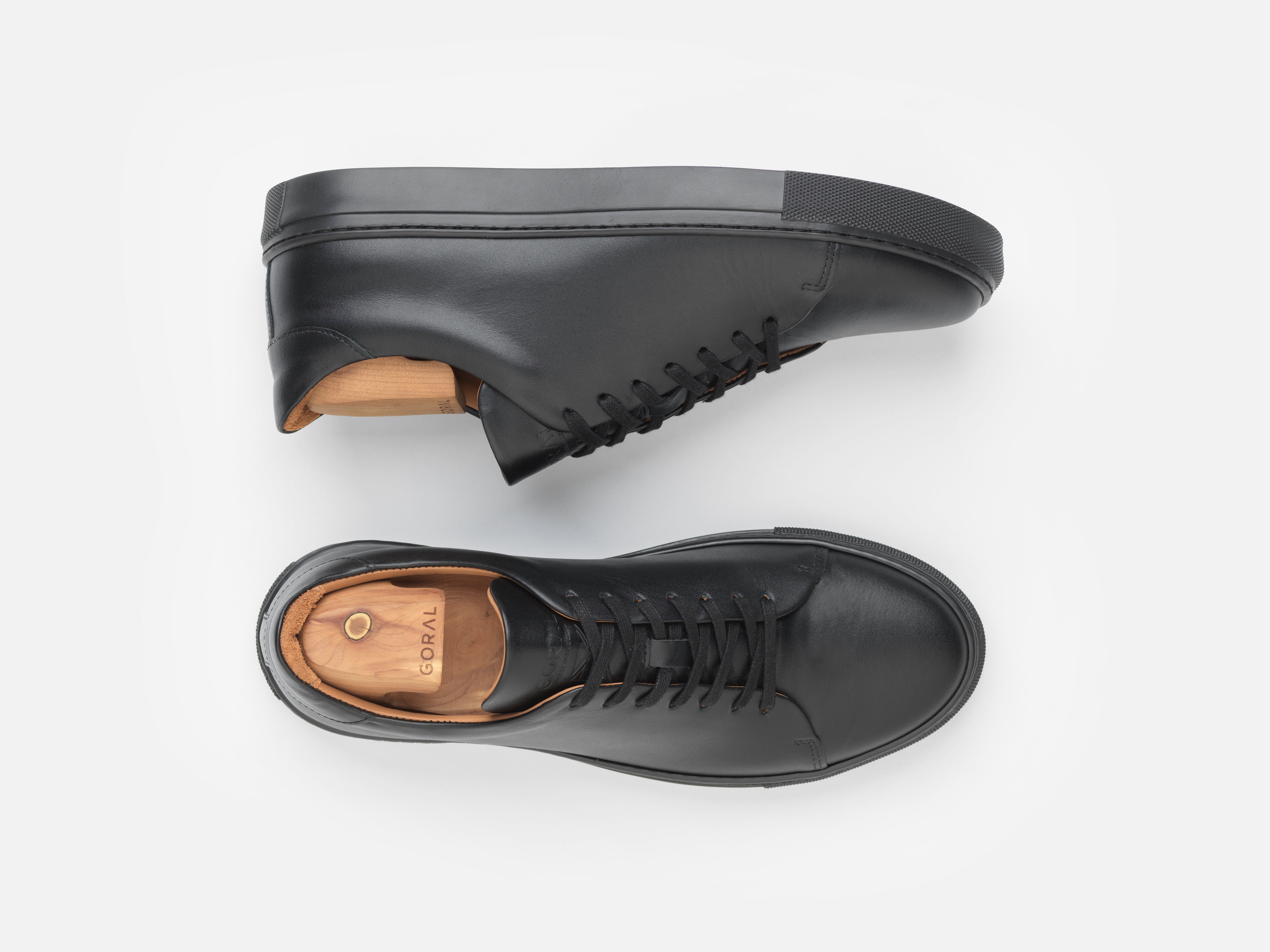 The Mellor II Sneaker - Tonal Black Leather (Womens)